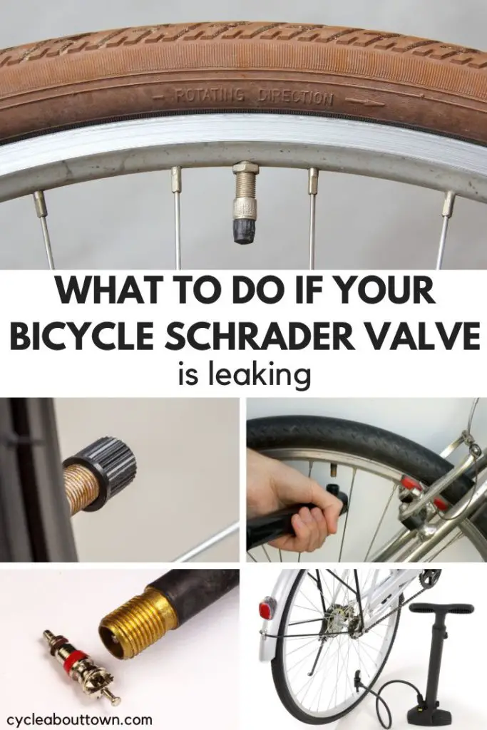 What To Do If Your Bicycle Schrader Valve Is Leaking Cycle About Town
