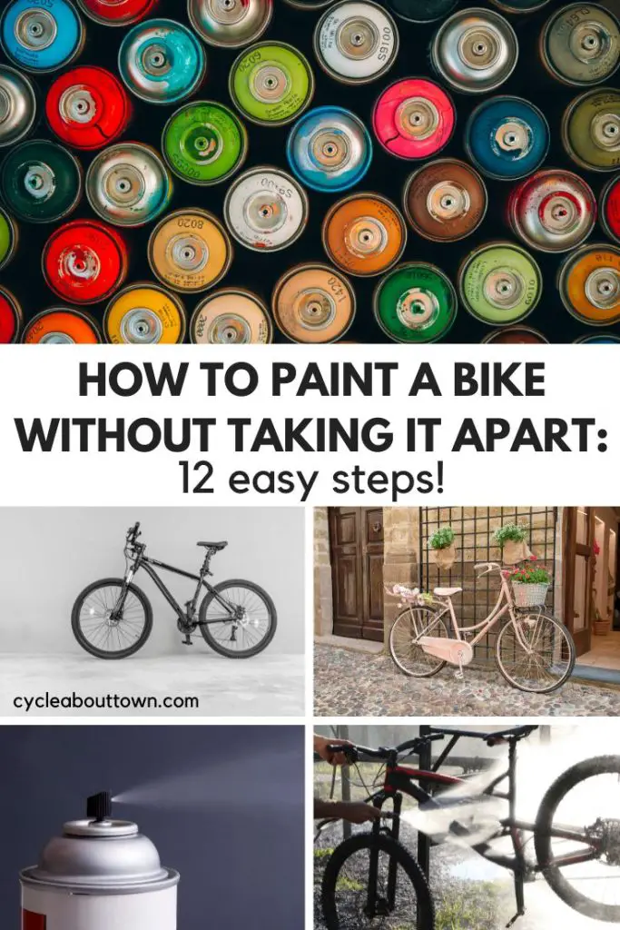 How To Paint A Bike Without Taking It Apart 12 Easy Steps! Cycle